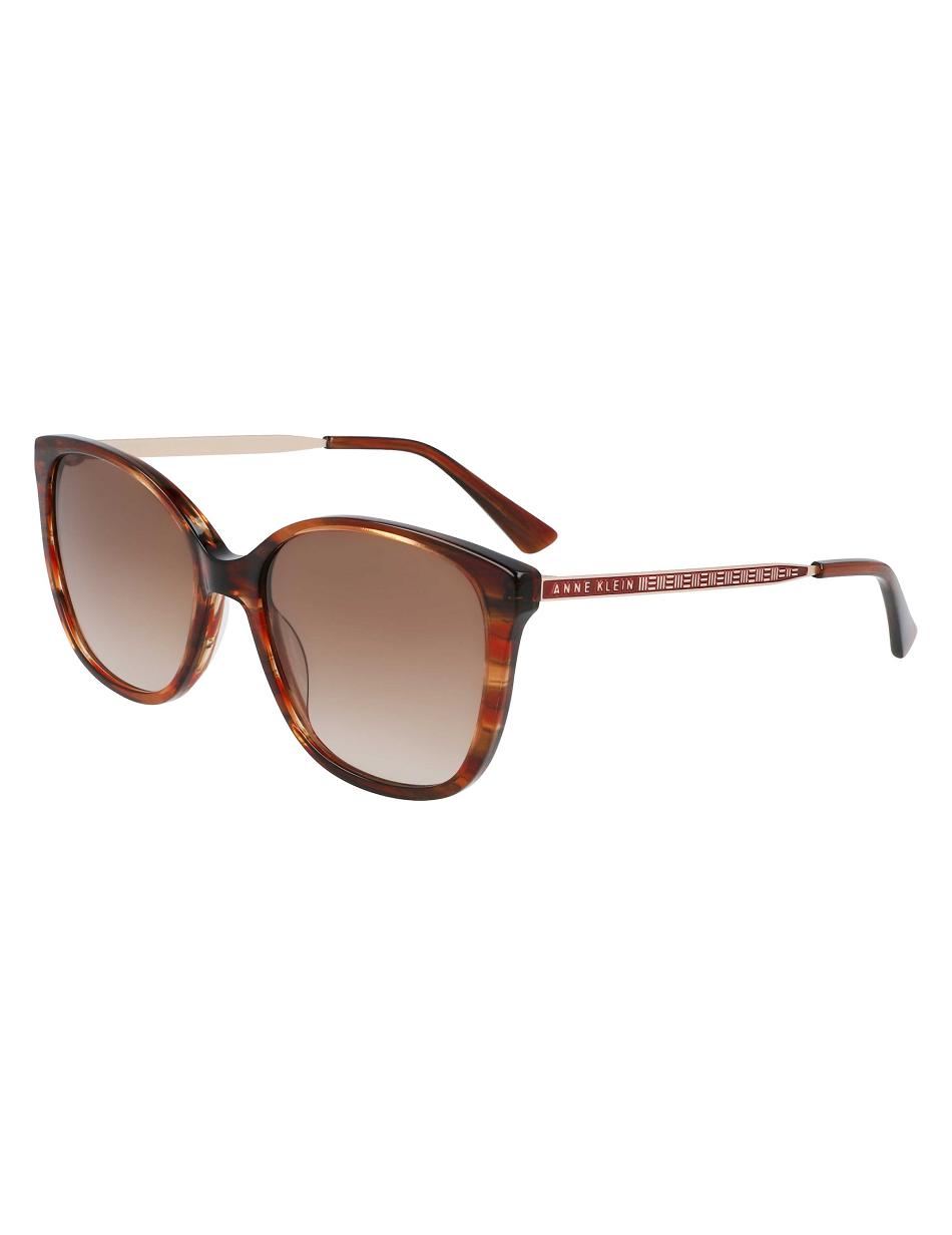 énorme Anne Klein Horn Classiche Square Sunglasses   | UKB-8343318